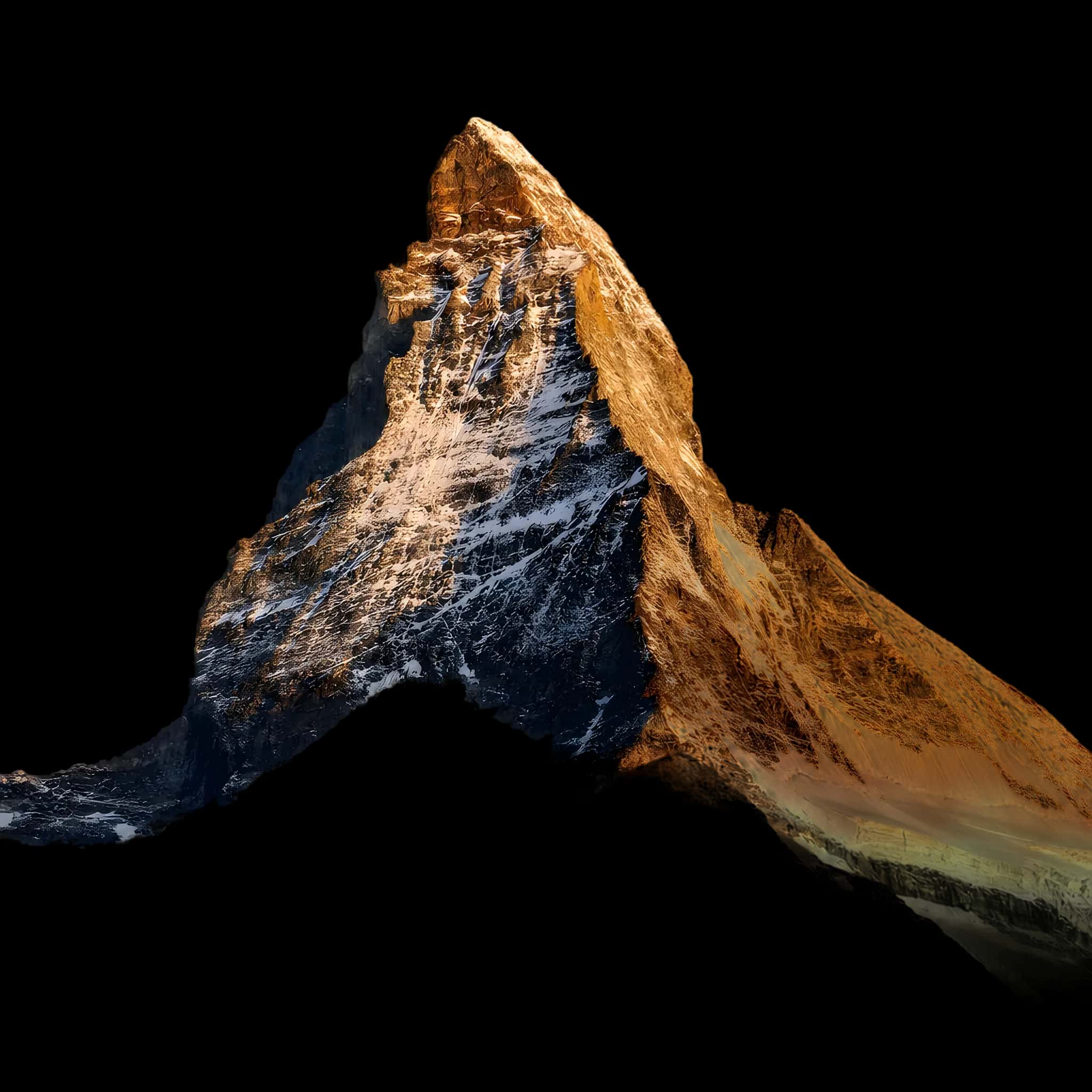 Das Matterhorn im Abendlicht