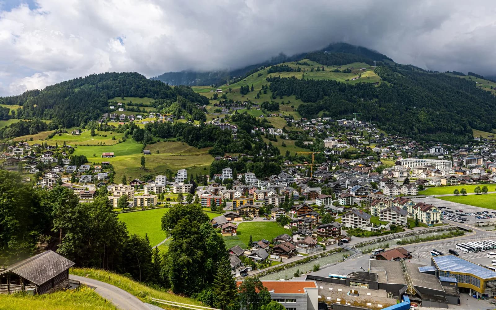 Engelberg vor dem Titlis