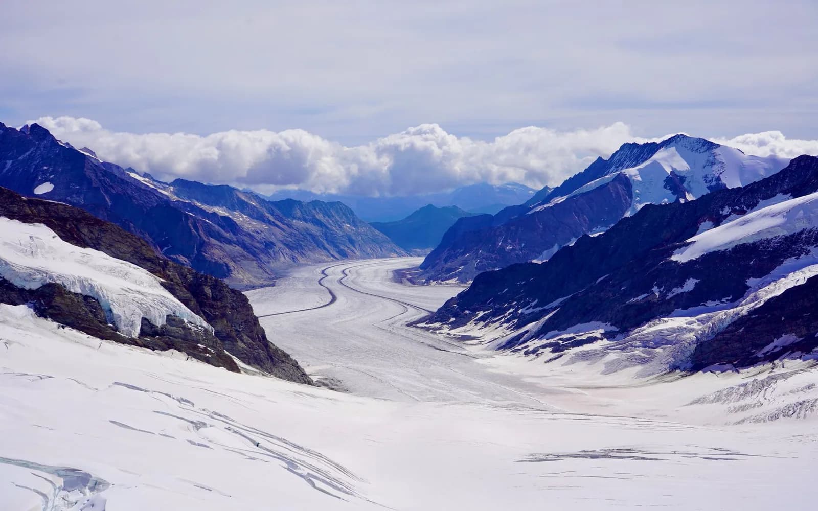 Der Aletschgletscher