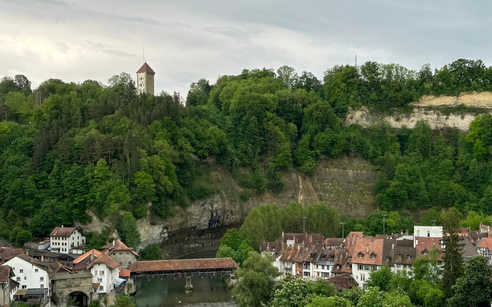 Die Altstadt von Freiburg im Üechtland