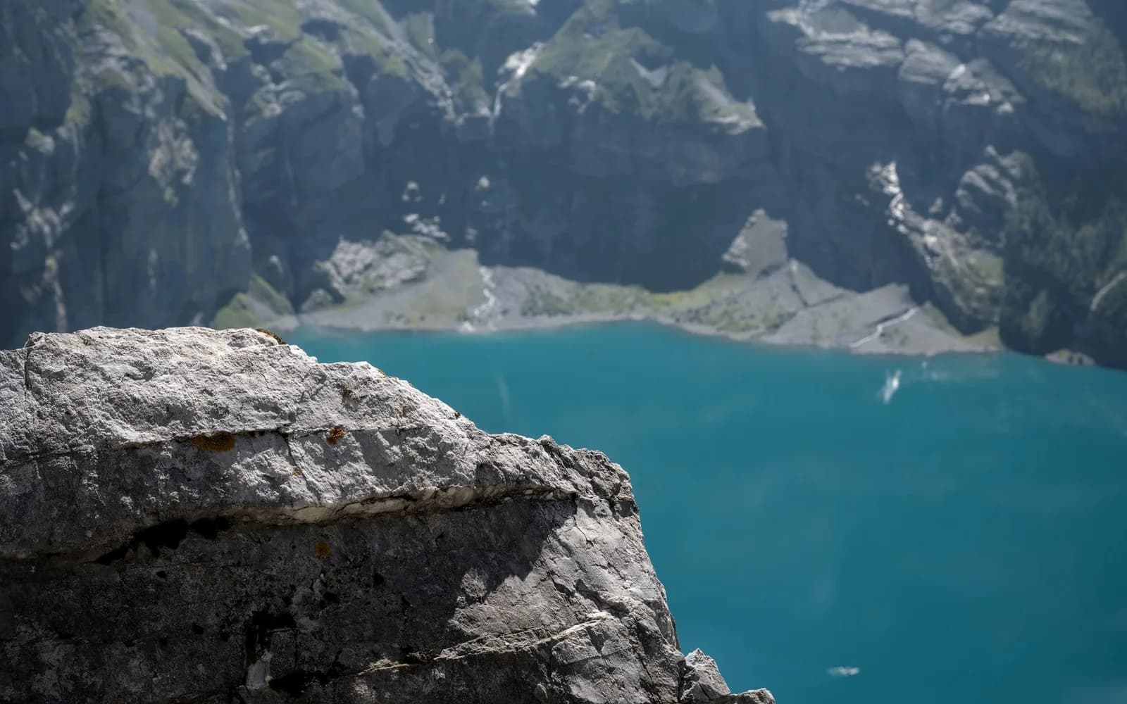 Der Oeschinensee bei Kandersteg