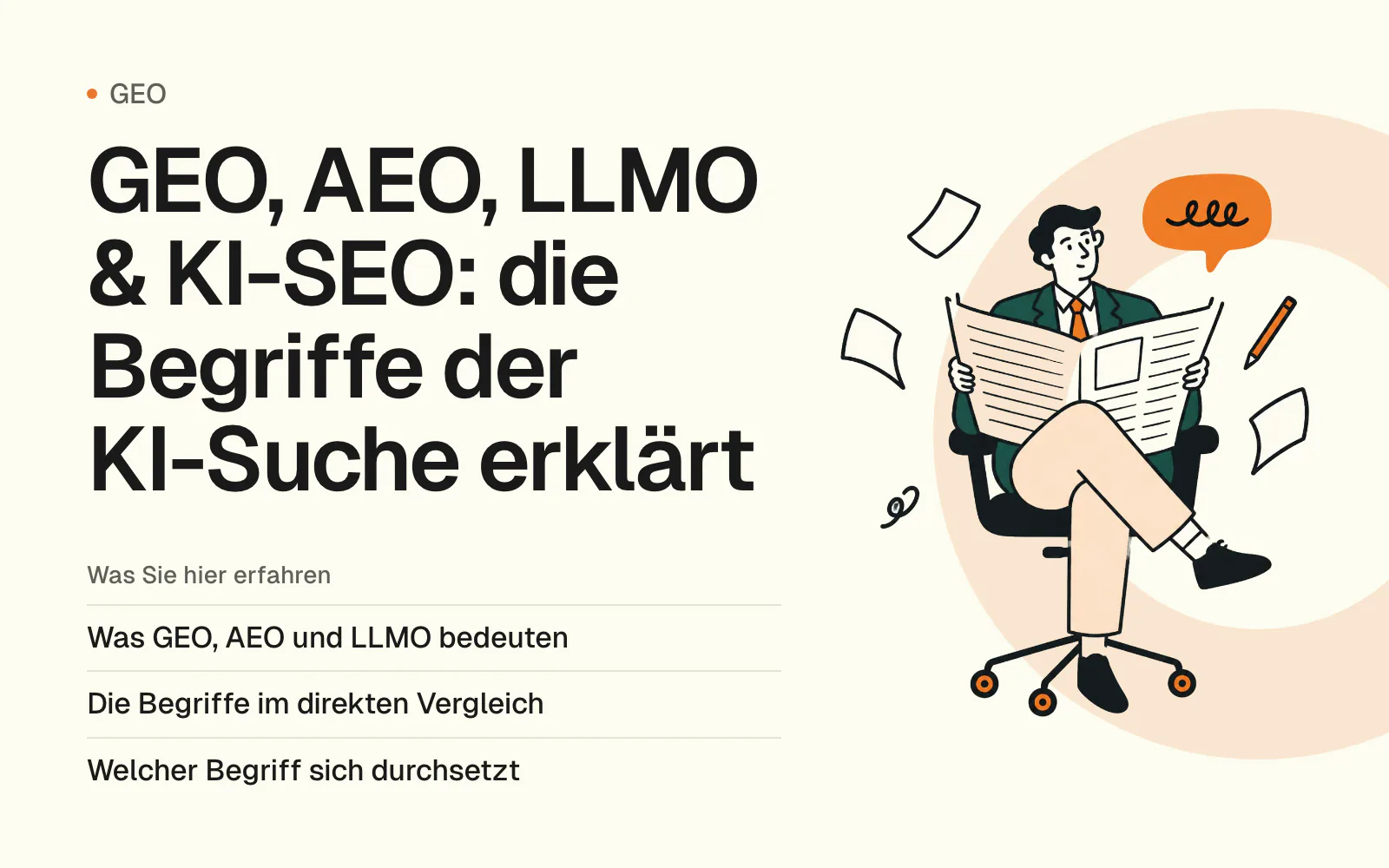 GEO, AEO, LLMO & KI-SEO: die Begriffe der KI-Suche erklärt