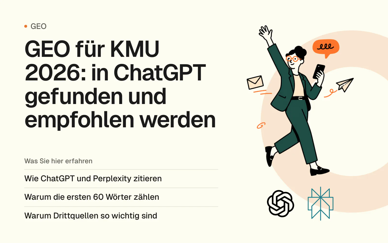 GEO für KMU 2026: in ChatGPT gefunden und empfohlen werden