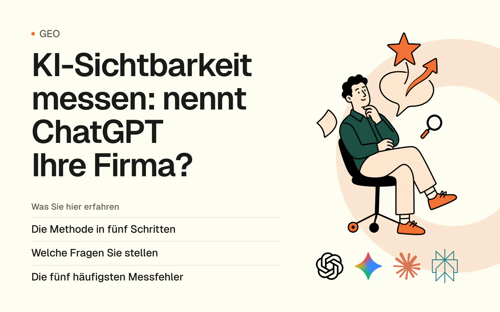 KI-Sichtbarkeit messen: nennt ChatGPT Ihre Firma?