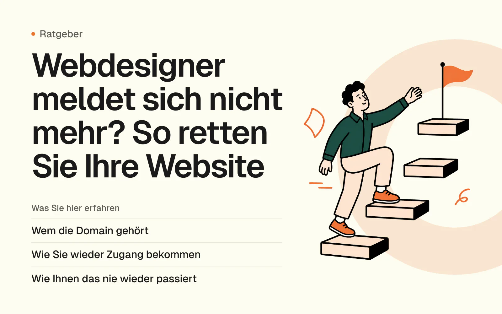 Webdesigner meldet sich nicht mehr? So retten Sie Ihre Website