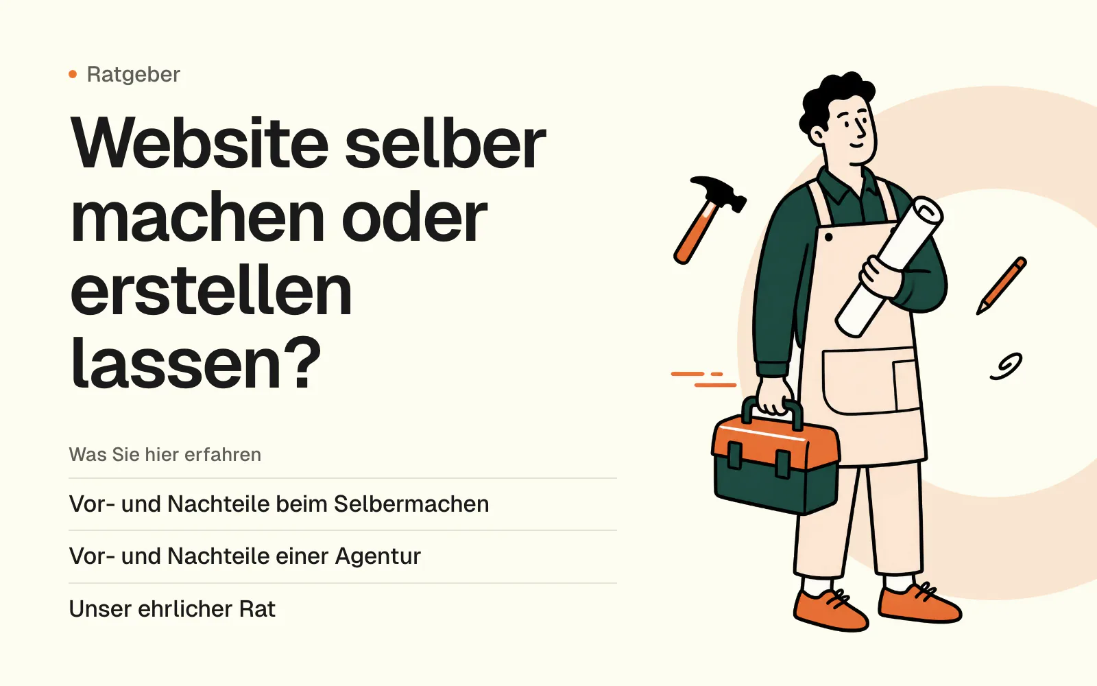 Website selber machen oder erstellen lassen?