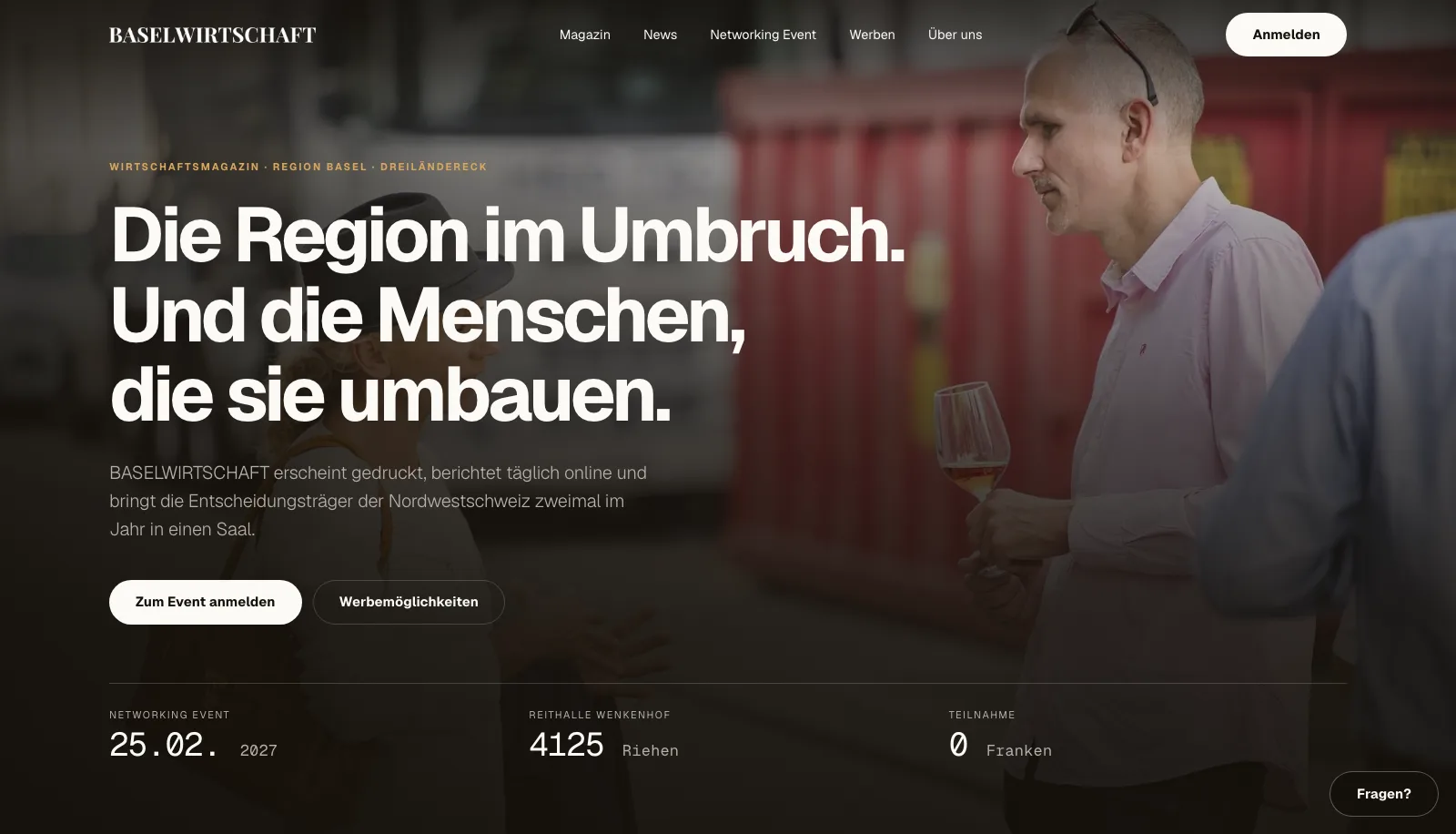 Sito web realizzato da Frascati per BASELWIRTSCHAFT