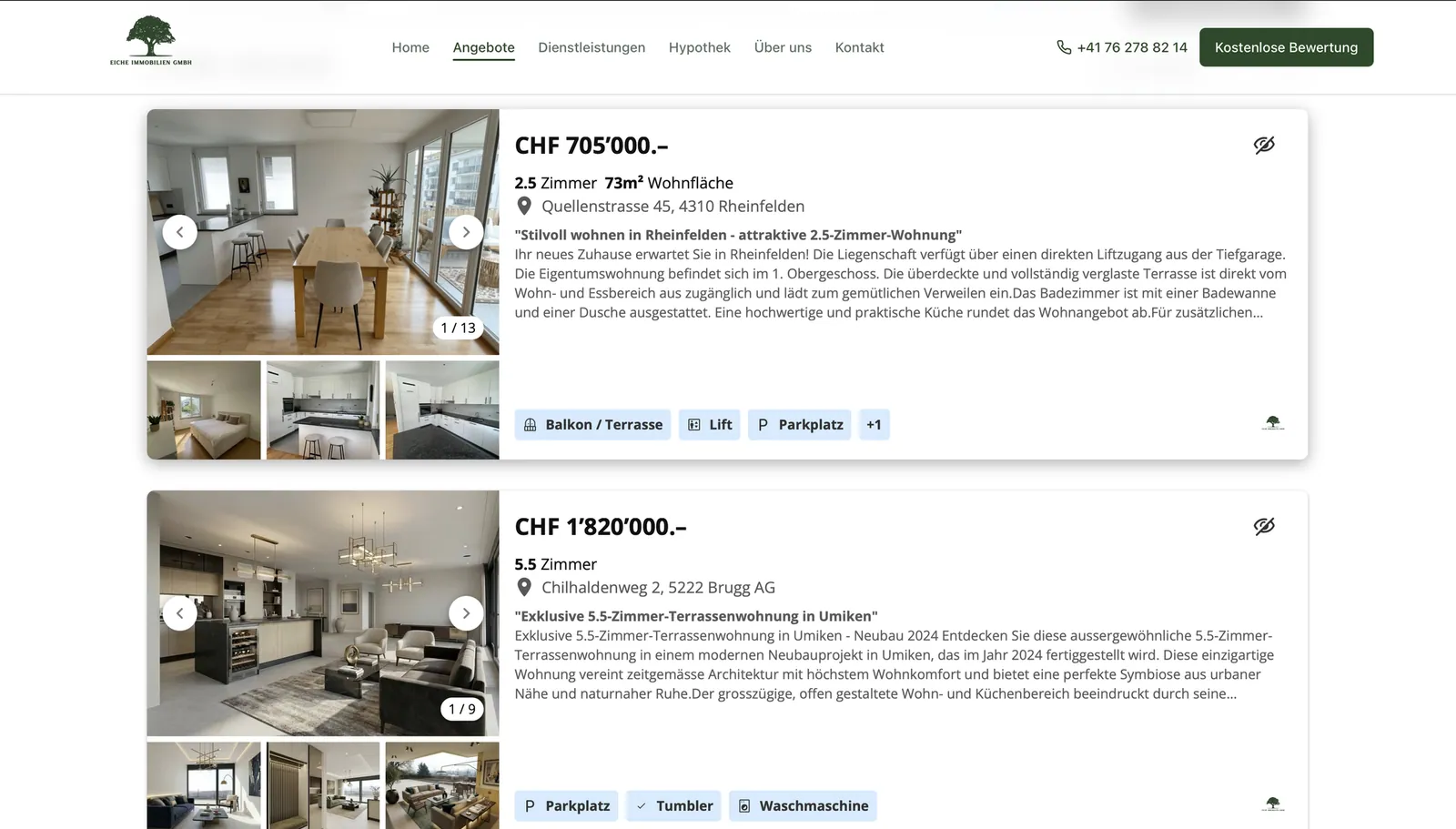 Eiche Immobilien: Immobilienangebote mit Bildergalerie, Zimmerzahl, Ort und Ausstattung