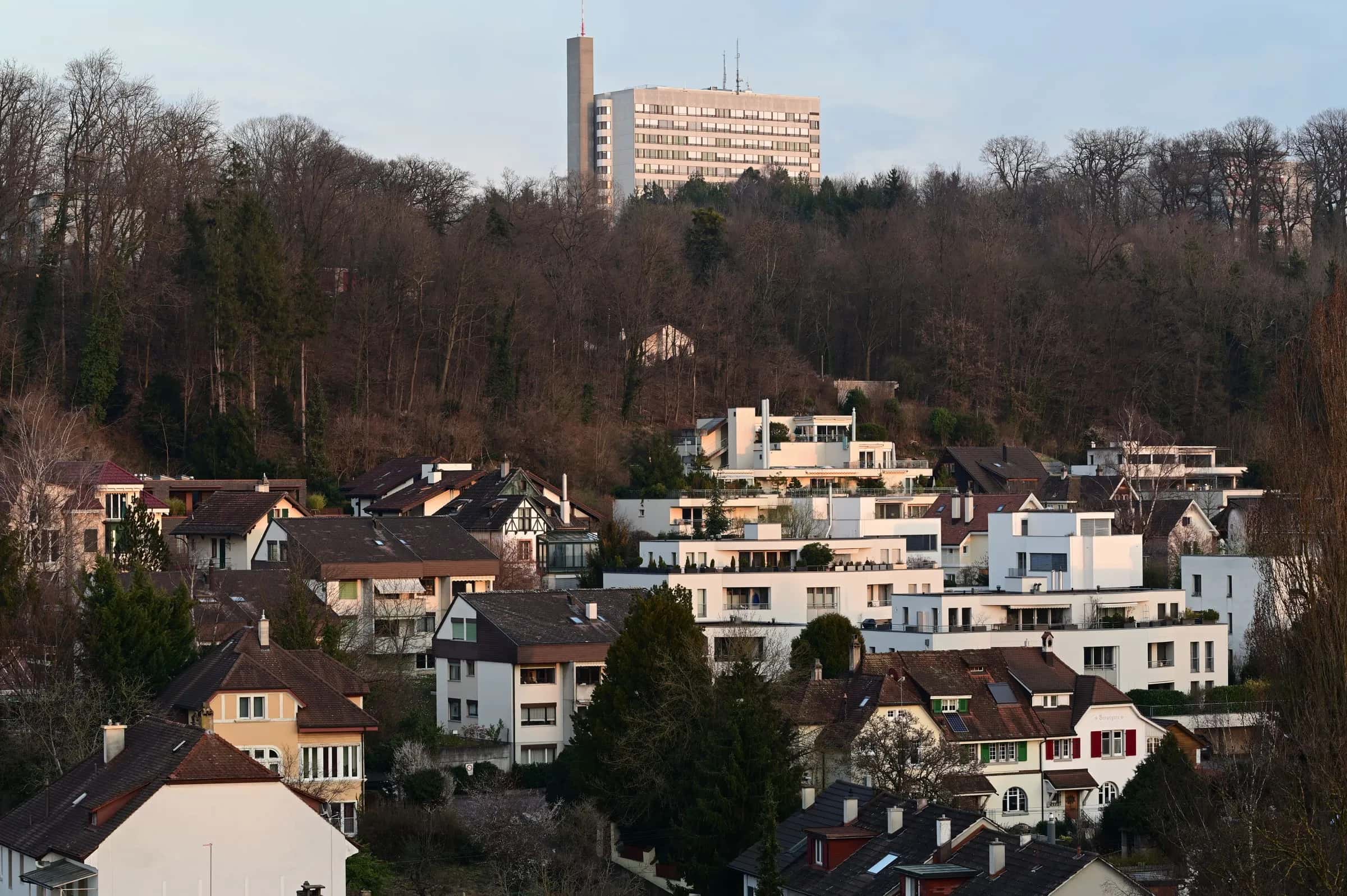 Wohnhaus mit Blick auf die Berge