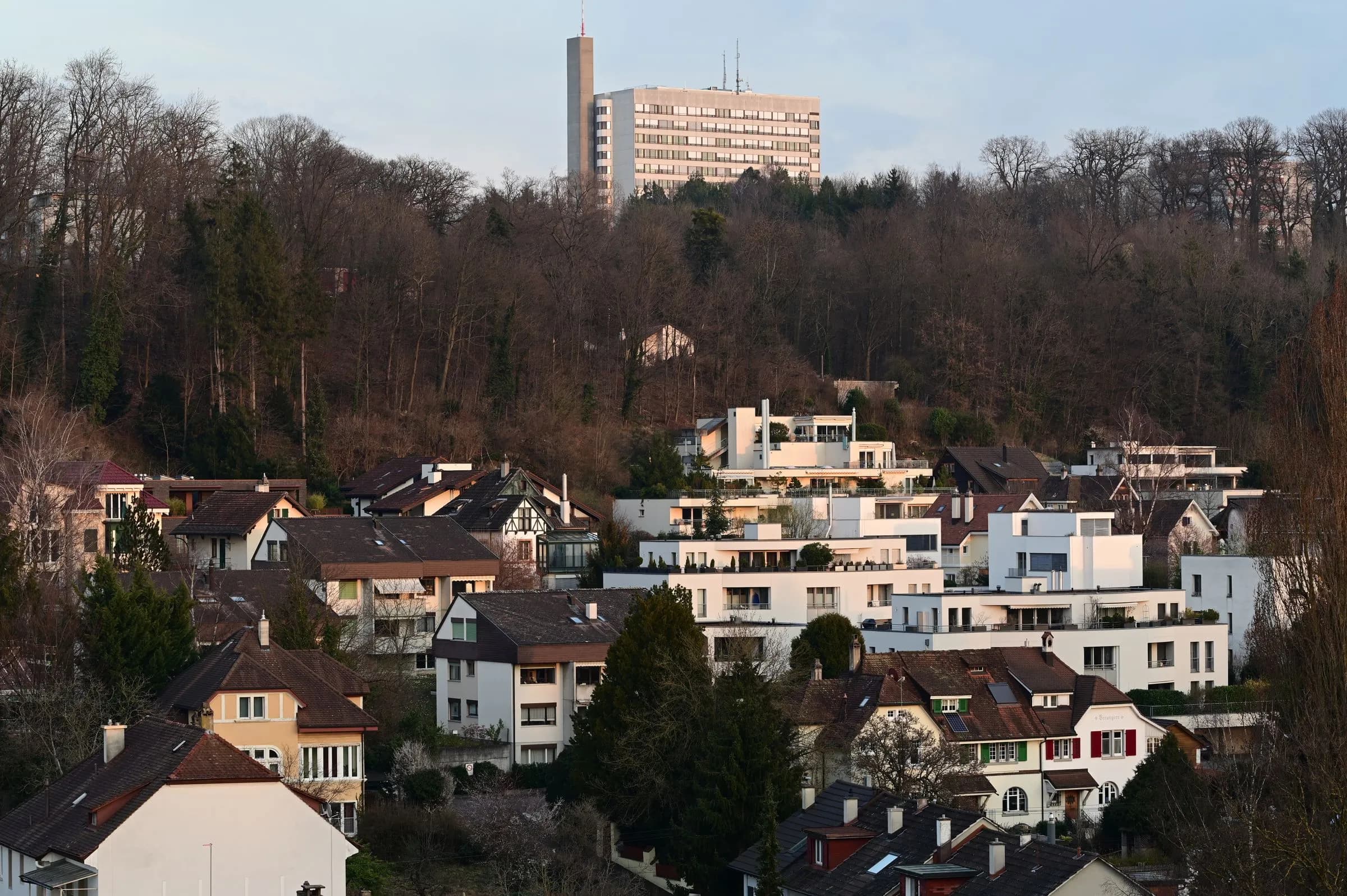 Wohnhaus mit Blick auf die Berge