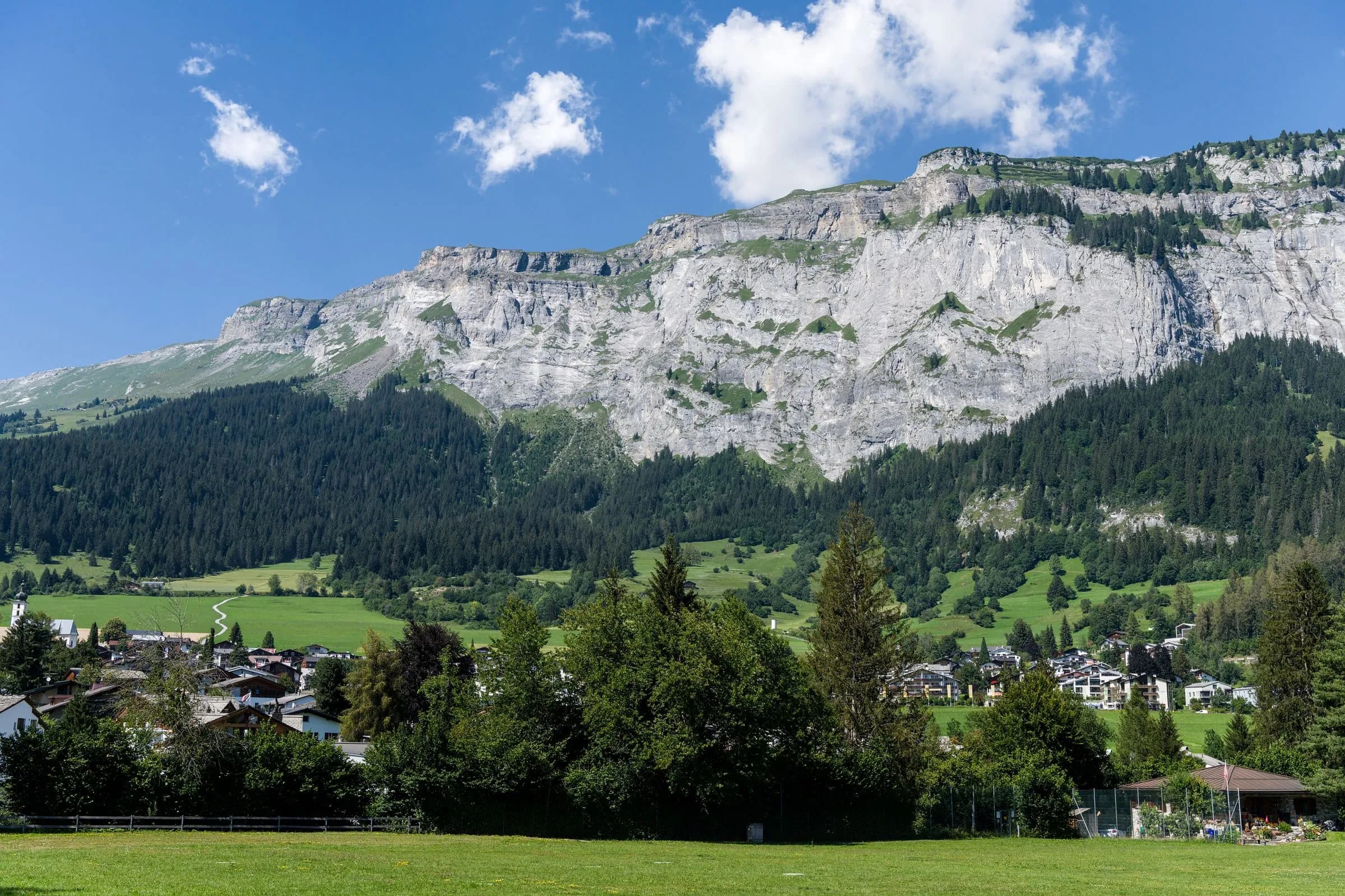 Bergdorf in Graubünden