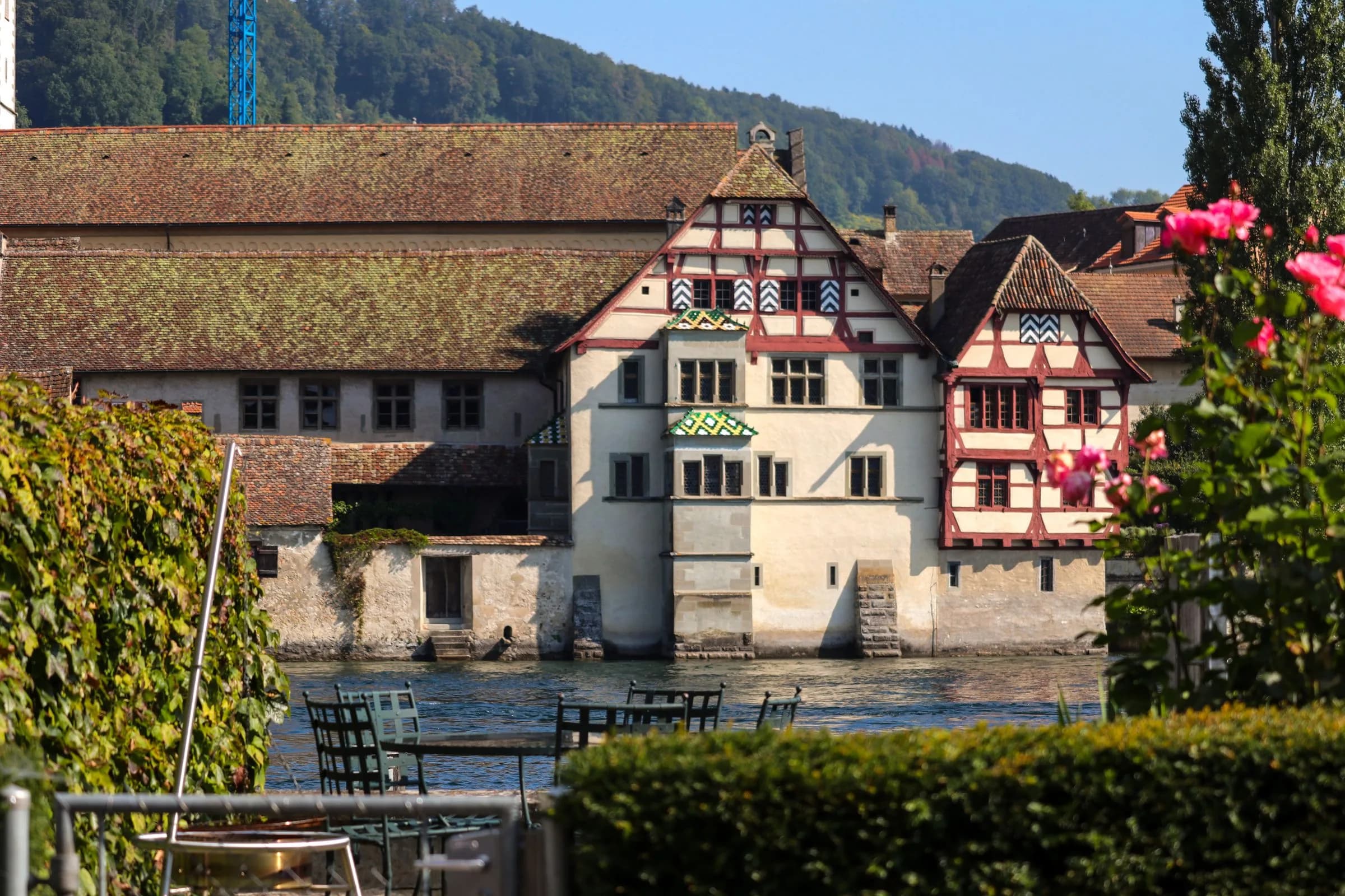 Stein am Rhein mit dem Kloster St. Georgen