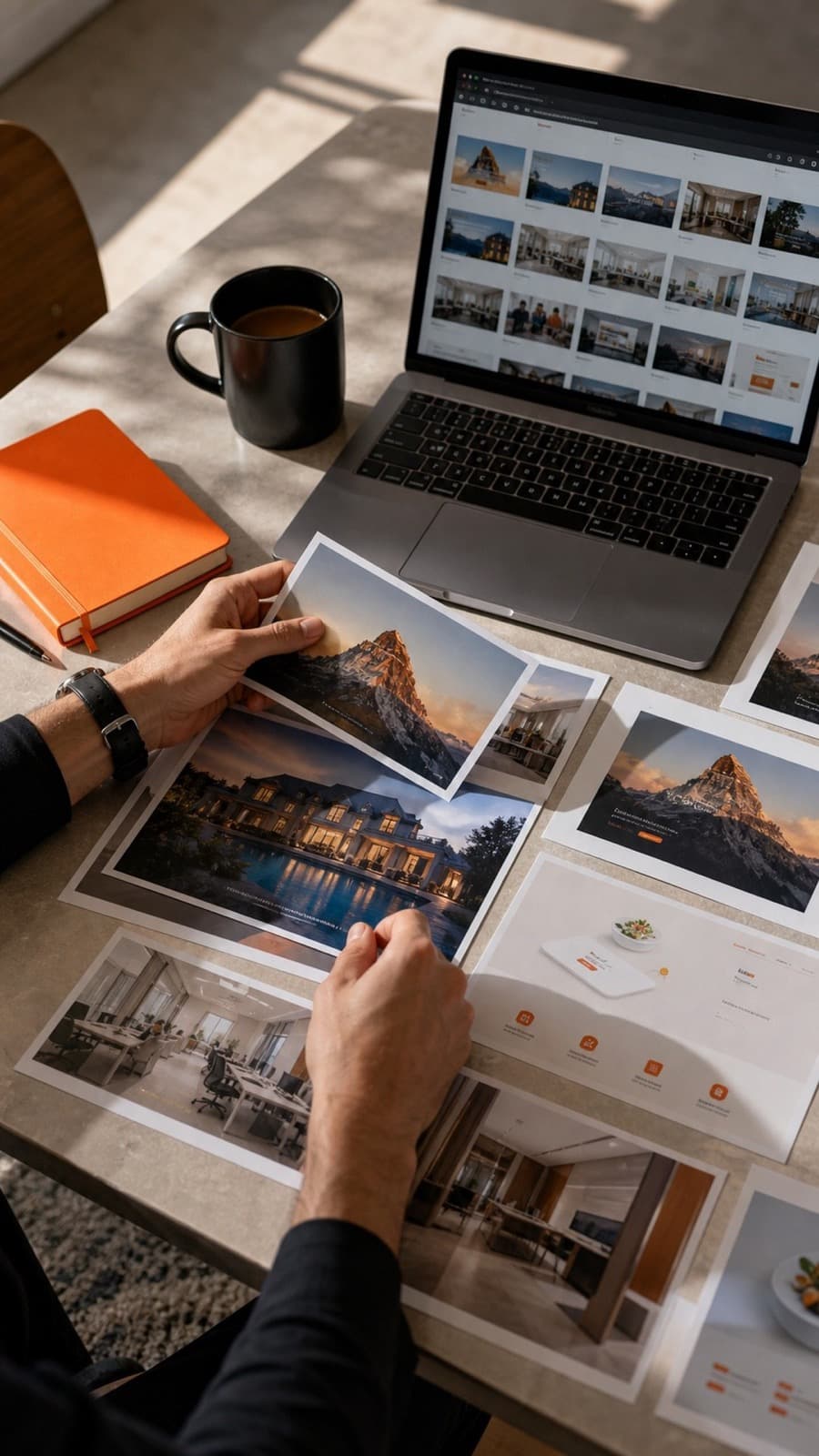 Planung und Ideen für neue Websites bei Frascati